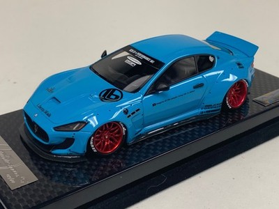 1/43 AB Models Maserati Granturismo Liberty Walk LB Performance Carbon Blue 3D
