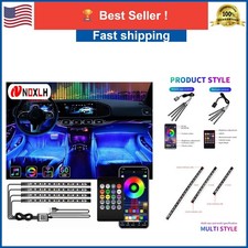 Rgb Led Car Interior Foot Strip Light Kit App Music Control 12v Ambient