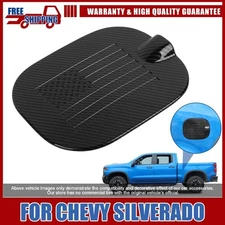 Fuel Gas Tank Door Cap COVER PANEL DECOR TRIM For Chevrolet Silverado 1500 2019+