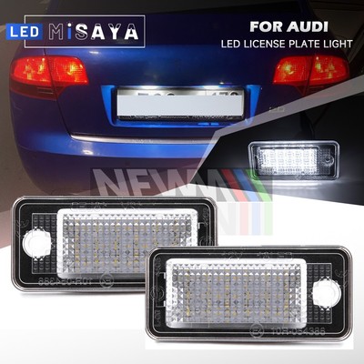 LED License Plate Light For Audi A3/S3/A4/S4 B6/S4 B7/A6/C6 S6