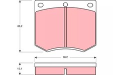 Plaquette de frein Rover 2200