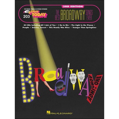 Hal Leonard Best Broadway Songs Ever 3rd Edition EZ play 203