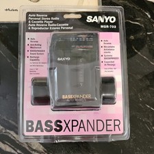 SANYO Bassxpander Cassette Player AM/FM Radio MGR-905 k - New In Box 