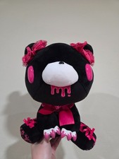 Limited Chax Taito Mori Chack GP Gloomy Bear Black with Pink Lace 12" Plush