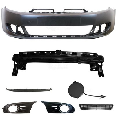 Stoßstange vorne+Träger+Zubehör für VW Golf VI 6 5K Bj. 08-12