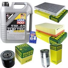 INSPEKTIONSKIT FILTER LIQUI MOLY ÖL 5L 5W-40 für Audi A6 Avant 4A C4 2.5 TDI