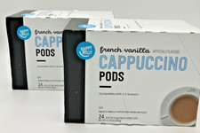 48 pods Happy Belly French Vanilla Cappuccino Coffee Keurig Pods  BB 05/2026