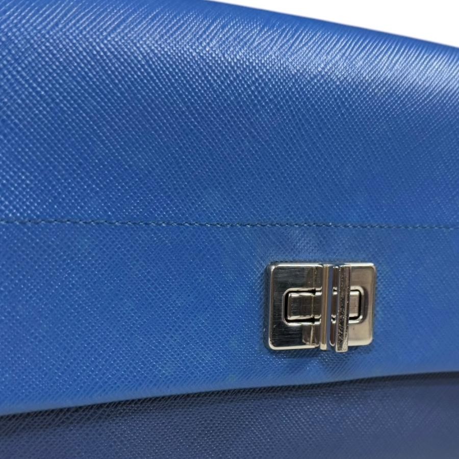 PRADA Shoulder Wallet Saffiano Rectangular 7.68x4… - image 12