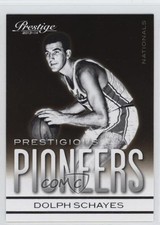 2013-14 Panini Prestige Prestigious Pioneers Dolph Schayes #17 HOF 1x9