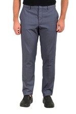 Hugo Boss Men's "Kaito3-W" Blue Flat Front Casual Pants