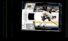 2013-14 Upper Deck UD Game Jerseys Mike Weber Buffalo Sabres #GJ-MW