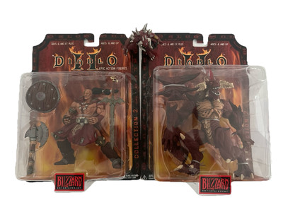 Diablo And Barbarian I Diablo II Epic Action Figures I Blizzard Entertainment