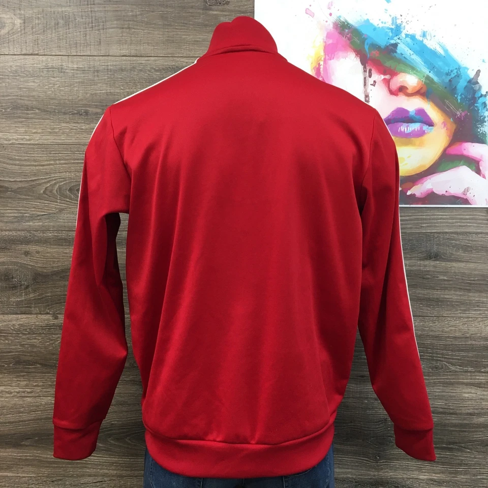 Adidas Rusia Chaqueta de Pista Roja Blanca Azul Doble Águila Logo Cremallera Completa Para Hombres XL Foto 3 de 4