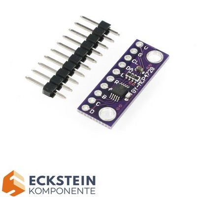 12 Bit I2C 4 CH MCP4728 GY-MCP4728 Modul DAC AD-Wandler für Arduino Raspberry Pi