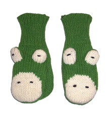 Nirvanna Designs Kid Youth Size Large 11  Up Wool Frog Mittens Fleece Lined