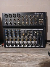 Mix 12FX 12-Channel Microphone Line Mixer with Effects Powers Up with Adapter