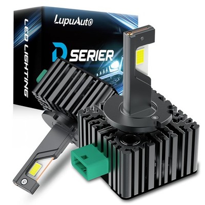 2PCS D3S D3R LED Headlight Bulbs Replacement HID 6500K 40000LM Hi/Lo Beam White