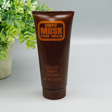 Vintage Coty Musk for Men Delux Shave Cream 3.0 oz New NOT SEALED