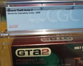 CGC GRADED 7.0 A GTA2 Grand Theft Auto 2 (Game Boy Color) GBC Embossed Foil 