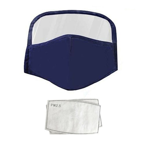 Cotton Windproof Outdoor Face Protective Face Mask with Eyes Shield + 2 Filters - Picture 5 of 6