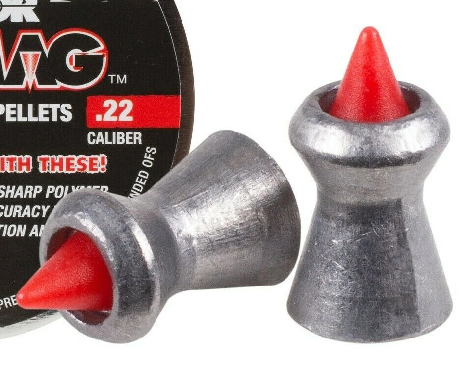 Pistola de aire comprimido premium calibre .22 JSB PREDATOR POLYMAG 200 unidades Foto 2 de 2