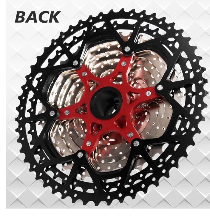 BUCKLOS 11-52T MTB Road Bicycle Cassette 8/9/10/11/12S Bike Sprocket fits Shiman - Image 4 of 4