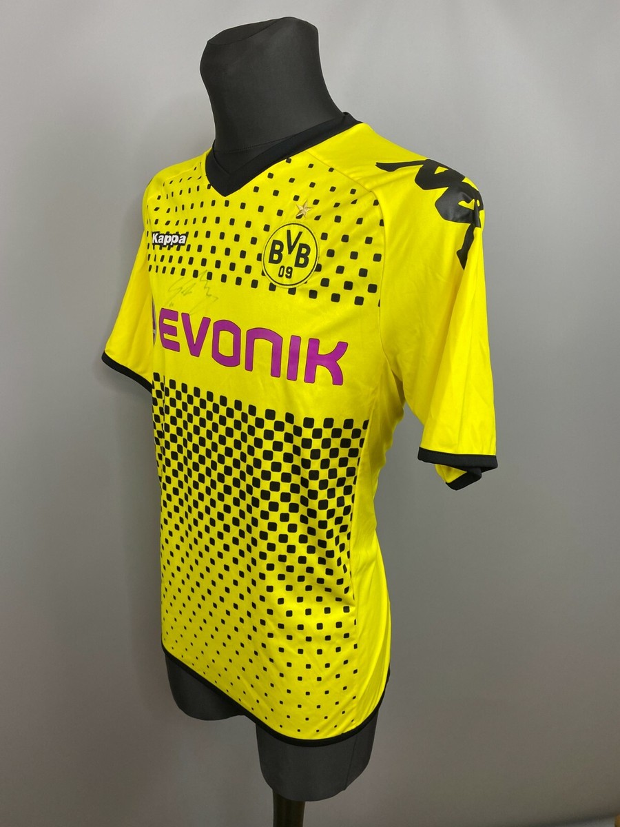 BORUSSIA DORTMUND 2011 2012 HOME SHIRT AUTOGRAPH FOOTBALL SOCCER