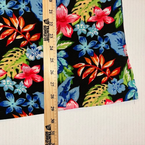 NWT Rainforest Cafe Adult Medium Tropical Hawaiian Floral Bamboo Button Up Shirt - Picture 7 of 7