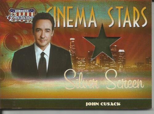 2008 DONRUSS AMERICANA - MOVIE STARS MATERIAL SILVER SCREEN  JOHN CUSACK 052/100 - Picture 1 of 2