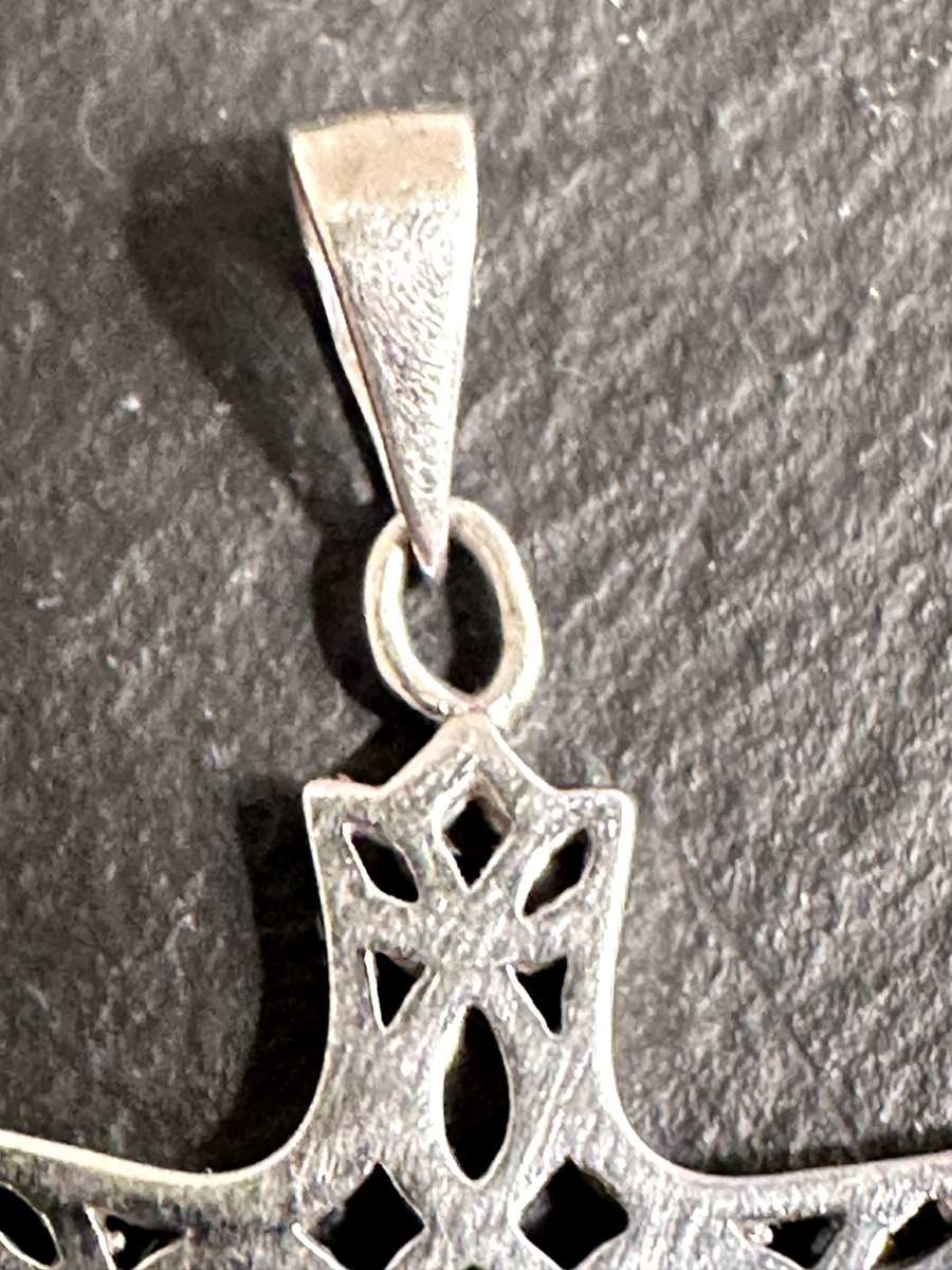 アクセサリー   silver cross pendant VINTAGE 925 STERLING SILVER OPEN LATTICE CROSS PENDANT B838 | eBay