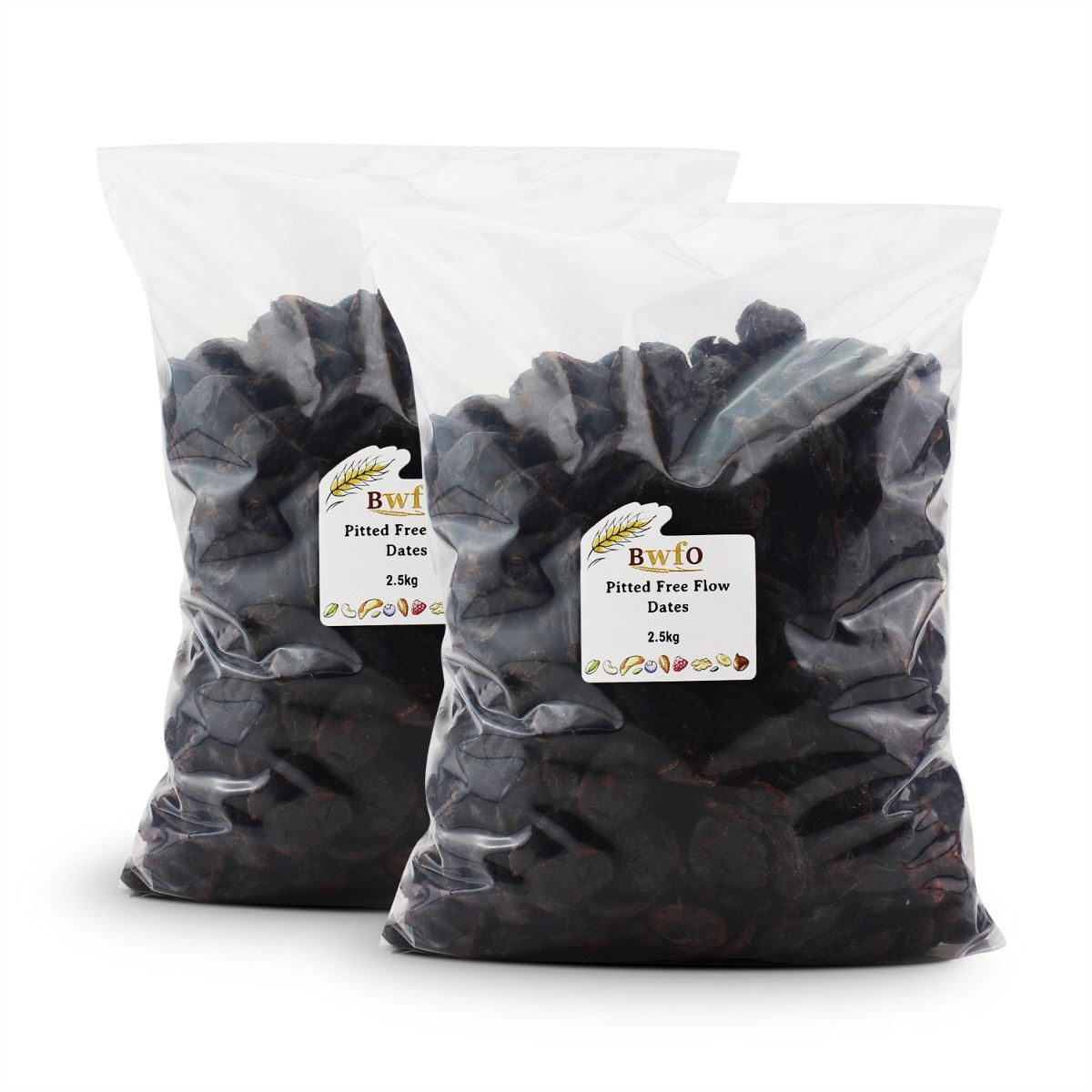 Dates Pitted Free Flow 5kg | BWFO | Free UK Mainland P&P