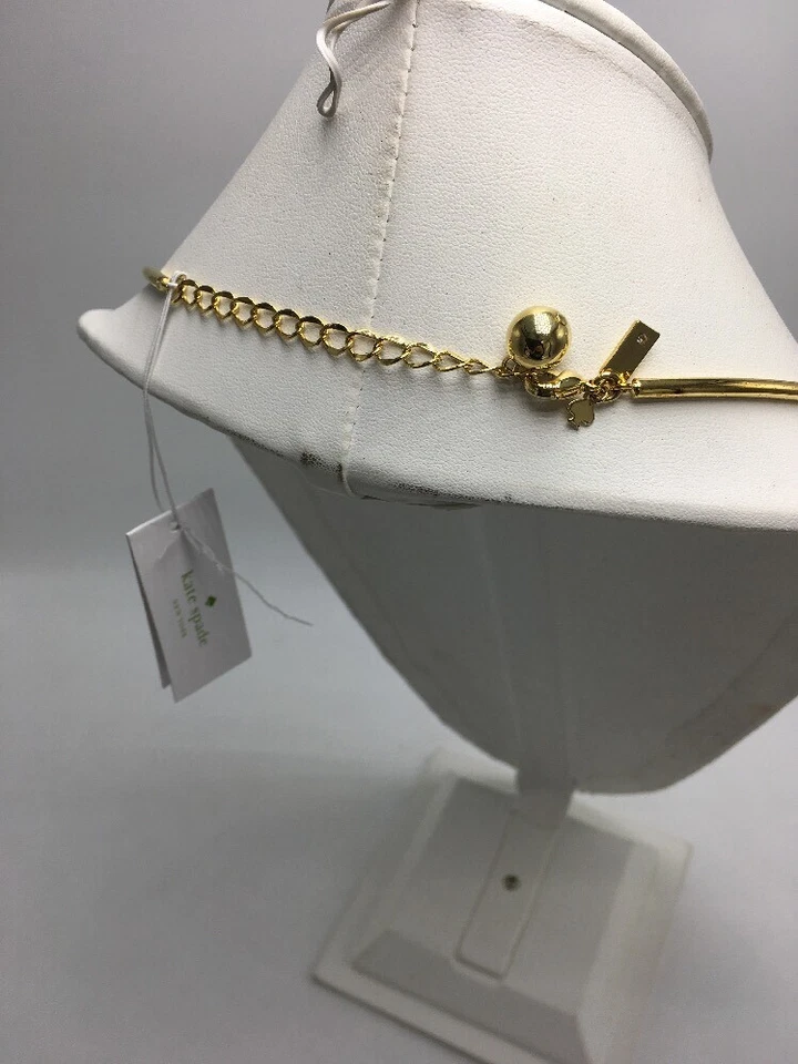 $88 Kate Spade Tono Oro Piedra Verde Vegas Joyas Collar A1 Foto 4 de 4
