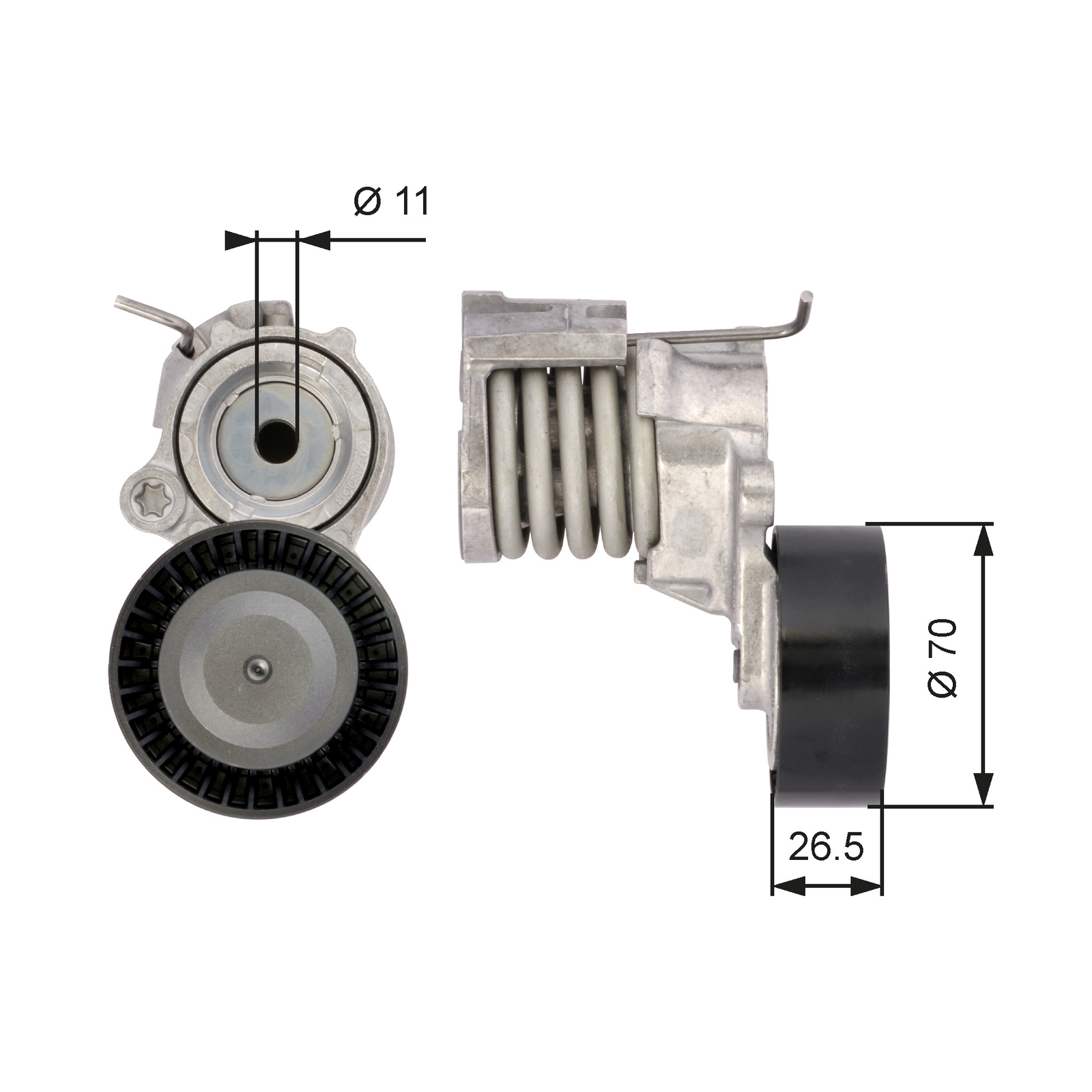 Fits GATES T39115 BELT TENSIONER V-RIBBED BELT ⭐UK Stock⭐ - Image 8