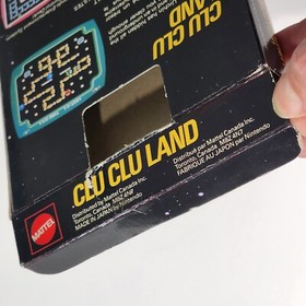 Clu Clu Land Game Rare BLACK BOX Nintendo NES 1985 Early Edition Collectable