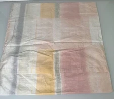 1 Pottery Barn Foundations Medora Pillow Sham Euro Multi Colored Organic 26x26