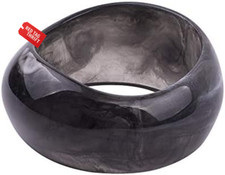 Punk Multiple Color Acrylic Resin Irregular Geometric Bangle Bracelet Tortoisesh