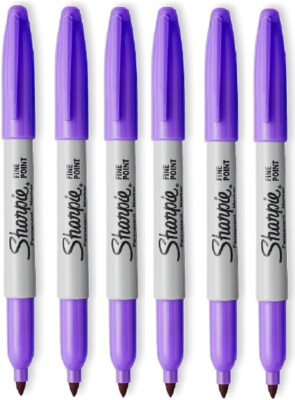 Sharpie Fine Permanent Marker Pen Ultra Violet Pack UK