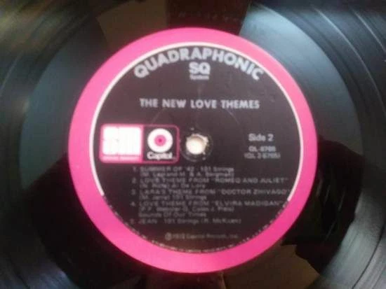 Hollywood Pops Orchestra Fiddler On The Roof VG++ Quadradisc Capitol Record 1970 - Image 2 of 2