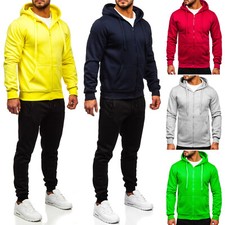 Trainingsanzug Jogginganzug Sporthose Sweatshirt Men Unifarben Herren BOLF Basic