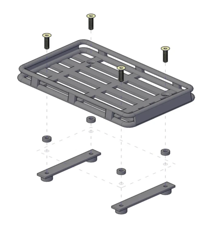 Traxxas Latrax Teton Roof Rack 1/18 LaTrax Teton - Image 3 of 4