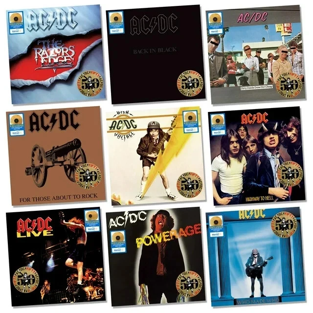 Ltd. 50!SILVER VINYL!美盤LP帯付!AC/DC PWR/UP パワーアップ Sony Records Int'l ...