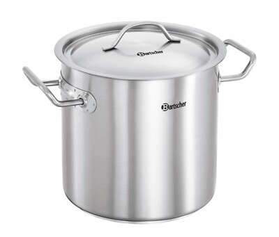 Bartscher Kochtopf Deckel Edelstahl Topf 100446 6,1 Liter Inhalt induktionsfähig
