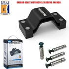 Oxford Beast Motorcycle Ground Wall Anchor Scooter Bike Sold Secure Diamond Set