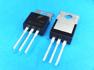 50pcs BD243 BD243C TRANSISTOR NPN 100V 6A TO-220 NEW 