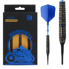 CUESOUL ENGINE V3 18/20g Soft Tip 90% Tungsten Dart Set with Oil Paint Finished