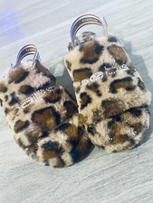 bebe fur sandal slipper