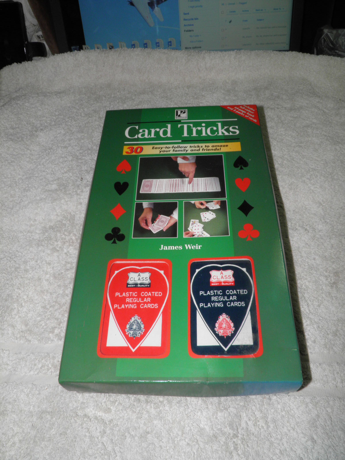 CARD TRICKS & 2 DECKS OF CARDS by JAMES WEIR