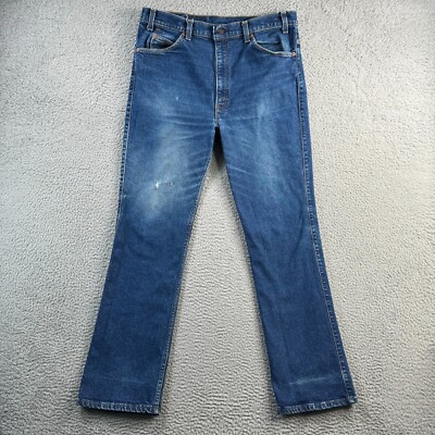 Vintage Levis Jeans Mens 38x34 (Fits 37x33) Denim 517 Bootcut 90s