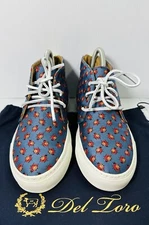 DEL TORO ALTO Ladybugs 🐞 LEATHER  HIGH TOP CHUKKA SNEAKER Size 6