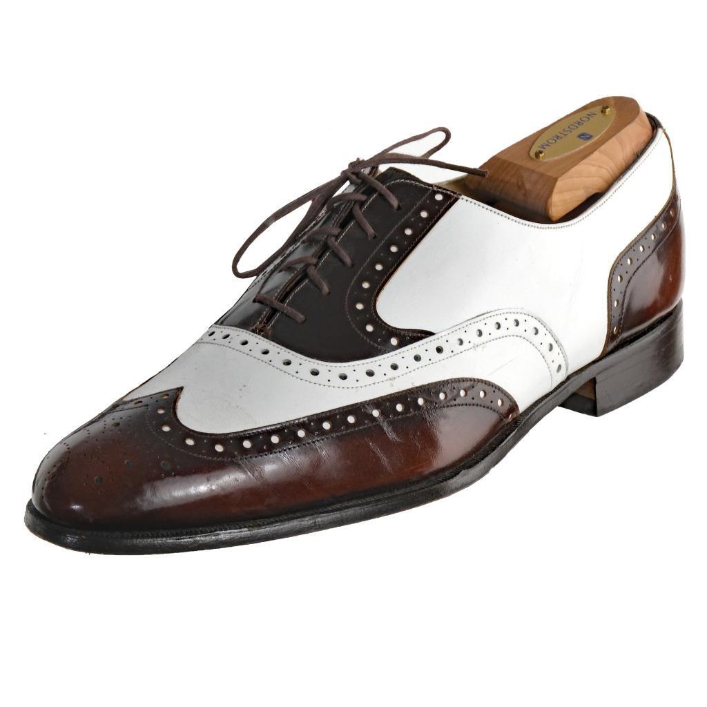 VTG JOHNSTON & MURPHY ARISTOCRAFT Spectator Oxfords Sz. 8.5  display picture 2
